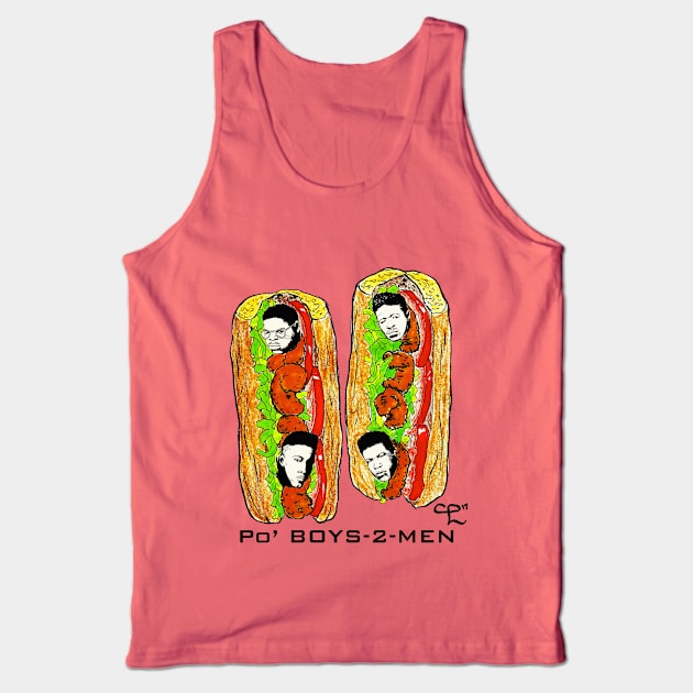 Po Boys 2 Men Tank Top by Insane Clam Pasta